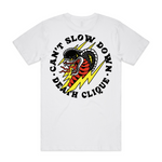 Can't Slow Down - White Tee