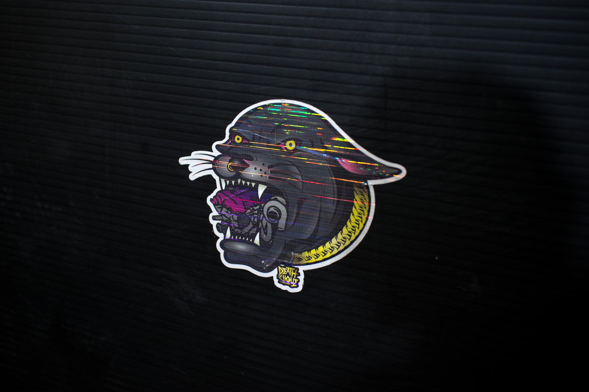 SR20 Panther Holographic Slap Sticker