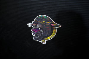 SR20 Panther Holographic Slap Sticker