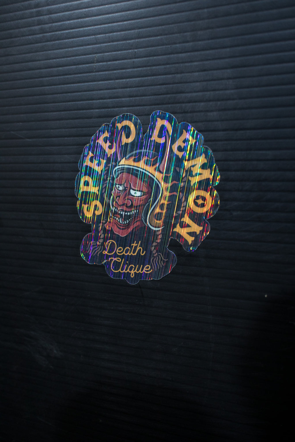Speed Demon Holographic Slap Sticker