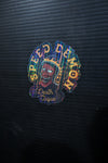 Speed Demon Holographic Slap Sticker