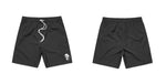 Black F Summer Skull Swim Shorts