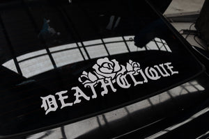 Death Clique Roses die cut sticker